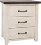 Jofran Inc. Madison County 4-Piece Vintage White Queen Panel Bedroom Set-4