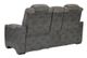 Signature Design by Ashley® Next-Gen DuraPella Two-tone Slate Power Reclining Loveseat with Console and Adjustable Headrest-3