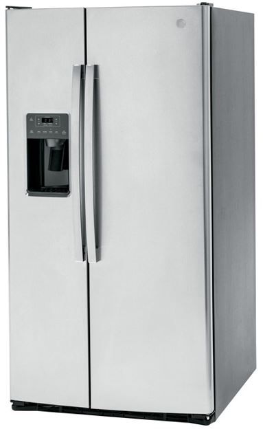 GE® 25.3 Cu. Ft. Fingerprint Resistant Stainless Steel Side by Side Refrigerator-4