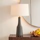 Uttermost® Slovis Charcoal Gray Table Lamp-2