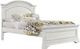 Westwood Design Olivia Brushed White Youth Full Panel Bed-0