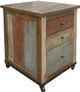 International Furniture Direct Antique Multi-Colored File Cabinet-0