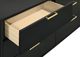 Coaster® Kendall Black Dresser with Mirror Set-4