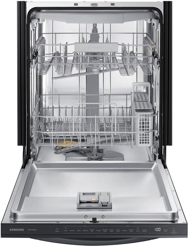 Samsung 24" Fingerprint Resistant Matte Black Steel Top Control Built In Dishwasher -3