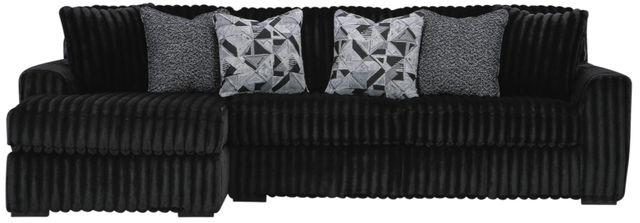 Signature Design by Ashley® Midnight-Madness 3-Piece Onyx Left-Arm Facing Sectional-0