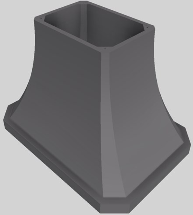 Vent-A-Hood® Designer Series 42" Gunsmoke Island Range Hood-3
