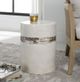 Uttermost® Comanche White Ceramic Outdoor Garden Stool-1