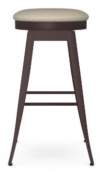 Amisco Customizable Grace Upholstered Swivel Bar Stool-1