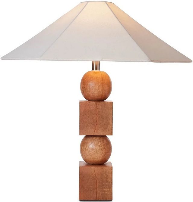 LH Home Skye Geometric Natural Table Lamp-1