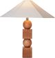 LH Home Skye Geometric Natural Table Lamp-1