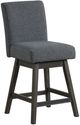 New Classic® Home Furnishings High Line Gray Swivel Counter Stool-0