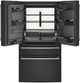 Café™ 36" 27.6 Cu. Ft. ENERGY STAR® Matte Black 4-Door French Door Refrigerator-1