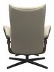 Stressless® by Ekornes® Customizable Wing Small Manual Recliner and Ottoman with Cross Base-2