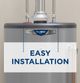 GE RealMAX® Choice 30 Gallon Tall Natural Gas Atmospheric Water Heater-4