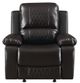 New Classic® Home Furnishings Madigan Brown Glider Recliner-1