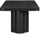 TOV Furniture Bambi Black 90" Rectangular Dining Table-4