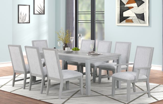 New Classic® Home Furnishings Fiona Mist Gray Dining Arm Chair-1