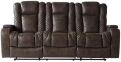 Hughes Furniture® Italian Cocoa Power Reclining Sofa