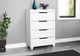 Monarch Specialties Inc. Light Grey/White Chest-2