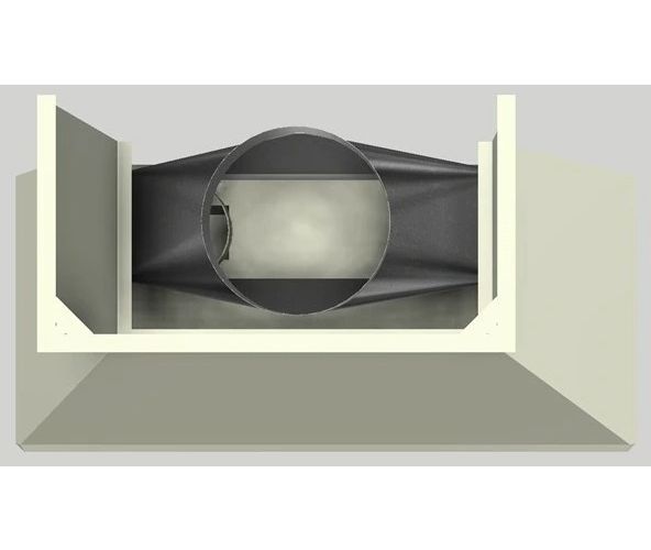 Vent-A-Hood® 54" Biscuit Wall Hood-1