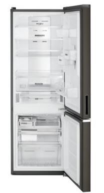 Whirlpool® 24" 12.7 Cu. Ft. Black Stainless Steel Bottom Freezer Refrigerator-1