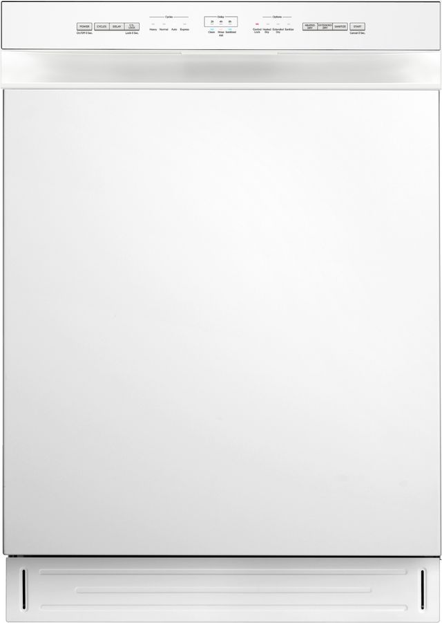 Midea® 24" White Front Control Built In Dishwasher -0