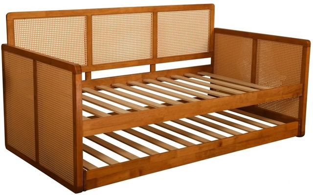 Kodiak Furniture Abaco Taxi Seaport/Honey Twin Daybed with Pop Up and Mattresses-1