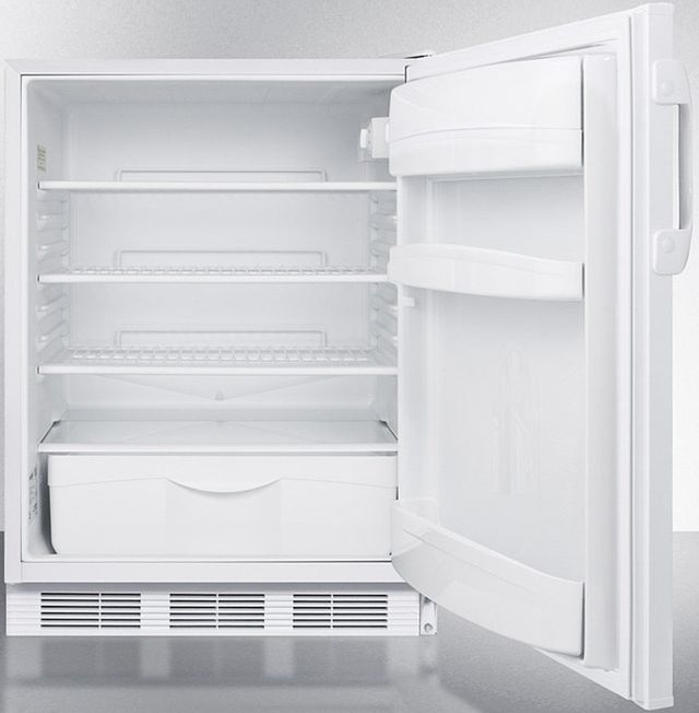 Accucold® by Summit® 5.5 Cu. Ft. White Under the Counter Refrigerator-2