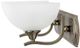 YHD Glacier Point Ivory Cloud/Satin Nickel 2-Light Vanity Lighting-5