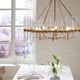 Uttermost® Crystal Warn Brass Chandelier-1