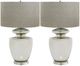 Decor-Rest® Furniture LTD Mercury 2-Piece Polished Mercury Table Lamp Set-0
