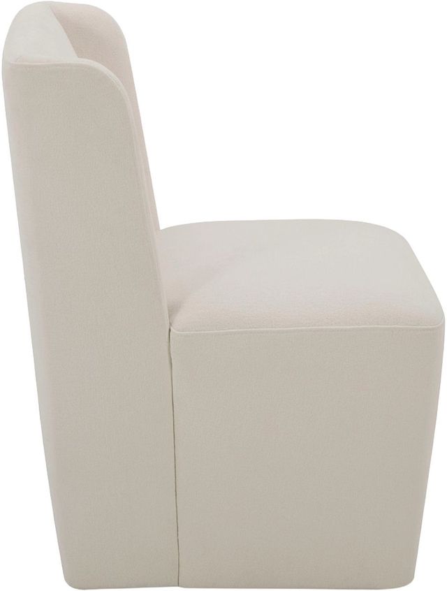 Moe's Home Collection Cormac Cream Rolling Dining Chair-2