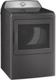GE Profile™ 7.4 Cu. Ft. Diamond Gray Front Load Electric Dryer -1