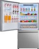 FORNO® Milano Espresso 31 in. 17.2 Cu. Ft. Stainless Steel Counter Depth Bottom Freezer Refrigerator-1