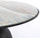 Four Hands Corbett Creamy Taupe Coffee Table with Hammered Grey Base-2