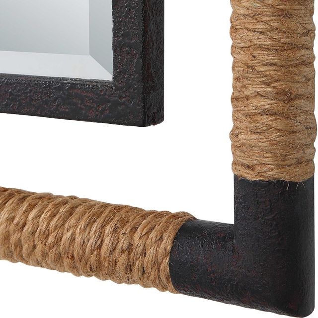 Uttermost® Melville Rust Black Tall Mirror-4