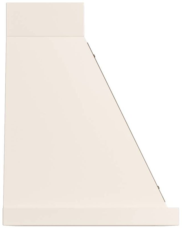 Ilve® Nostalgie II Noblesse 36" Antique White Wall Mounted Range Hood with Burnished Trim-2