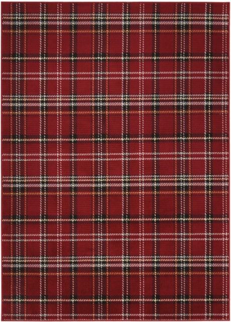 Nourison Home™ Grafix Red 5'x7' Area Rug-0