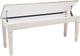 Signature Design by Ashley® Skempton Distressed Grayish White Storage Bench-2