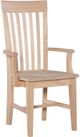 John Thomas Furniture® Customizable Select Tall Mission Dining Arm Chair-0