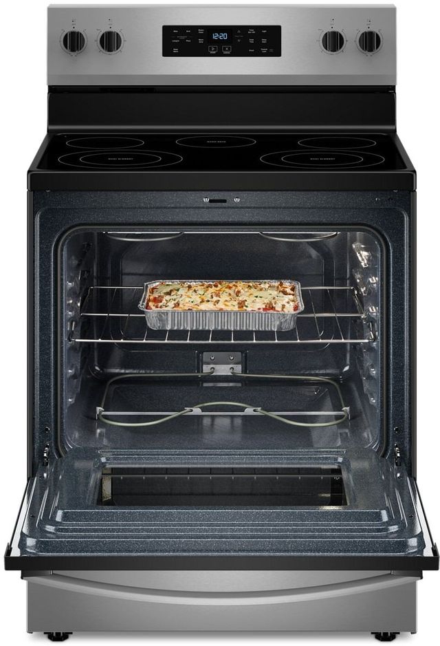 Whirlpool® 30" Fingerprint Resistant Stainless Steel Freestanding Electric Range-2