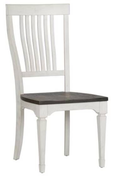 Liberty Furniture Allyson Park 5-Piece Two-Tone Pedestal Table Set-2