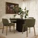TOV Furniture Foxy Olive Green Dining Chair-1