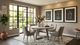 Sunny Designs™ Rowan Wheat Dining Table with Pavestone Base-1