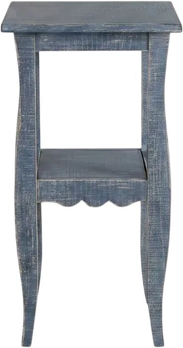 Sunny Designs™ Marina Ocean Blue End Table Lower Shelf-1