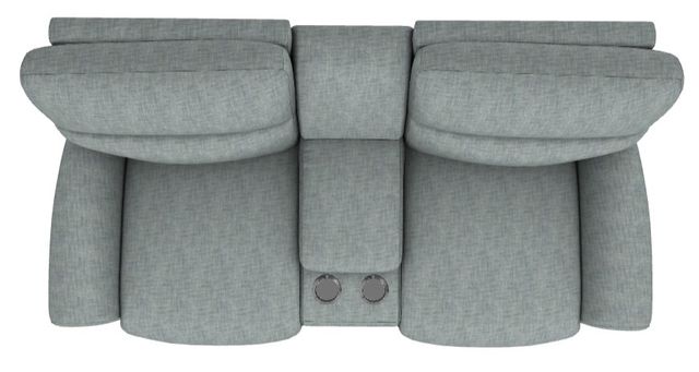 La-Z-Boy® Robin Indigo Power Reclining Loveseat with Console, Headrest, and Lumbar-4