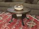 Powell® Franklin Rustic Umber Cocktail Table with Black Base-1