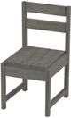 Crate Designs™ Furniture Graphite Narrow Dining Side Chair-0