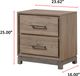 Crown Mark River Gray Oak Nightstand-2