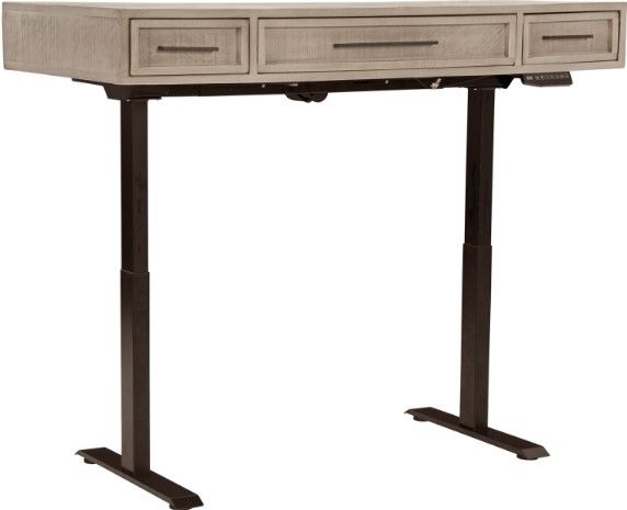 aspenhome® Zander Ancient Stone/Black 60" Lift Desk-0